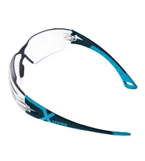 Pracovné okuliare Uvex Pheos CX2, číre, antracitovo-modré