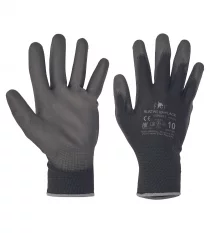 Pletené rukavice Cerva BUNTING LIGHT, polyester, čierne