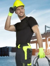 Kurzarmshirt Ardon 4Tech, schwarz