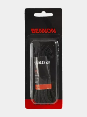 Laces Bennon, black, 140 cm