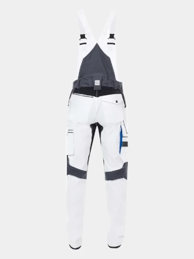 Ardon 4Xstretch®, bib overalls, white