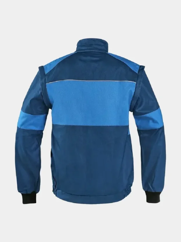 Arbeitsbluse 2v1 CXS Luxy Eda, 100% Baumwolle, blau-blau