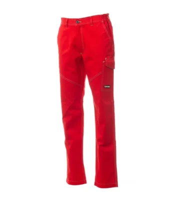 Cotton trousers Payper Worker, red