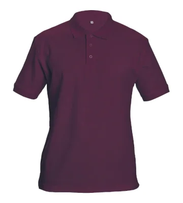 Polo shirt Cerva Dhanu, short sleeve, bordó