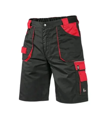 Work shorts CXS Orion David, black-red