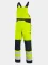 Reflective bib overalls with mesh CXS Halifax, yellow