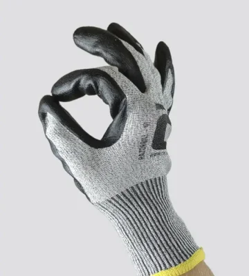 Anti-cut work gloves Cerva RAZORBILL, anti-cut C, gray