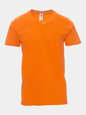 V-Ausschnitt T-Shirt Payper V-Neck, orange