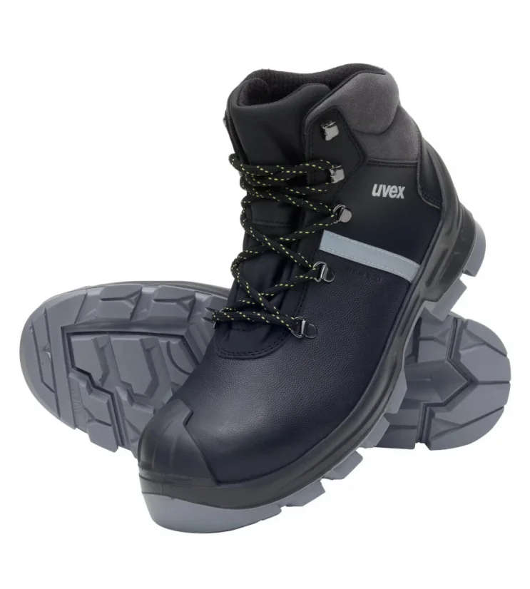 Ankle safety boots Uvex 2 Construction, S3 SRC, black