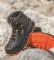 Vysoké kožené topánky Uvex 3, S3 SRC CI, čierno-oranžové