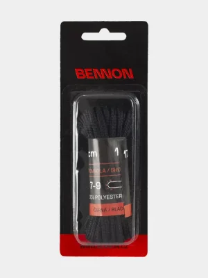 Laces Bennon, black, 170 cm