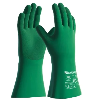 Chemical protection work gloves ATG MaxiChem® Cut™ 76-833 TRItech™