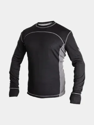 Functional t-shirt CXS COOLDRY, black, long sleeve