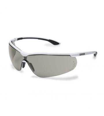 Safety glasses uvex sportstyle, grey 23%, white-black