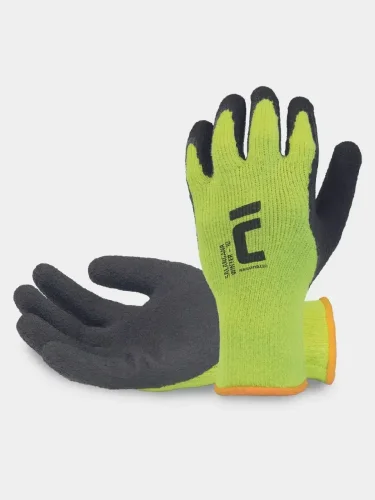 Winter work gloves Cerva SALANGANA WINTER, yellow