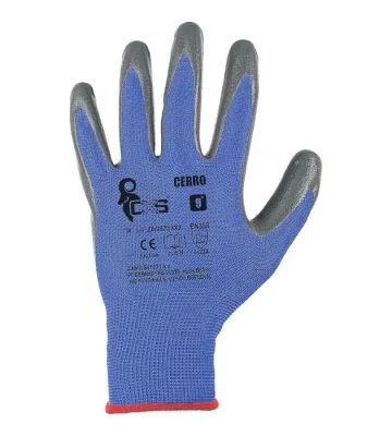 Knitted work gloves CXS CERRO, polyester