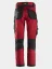 Work Trousers Snickers FlexiWork+ 6903, red