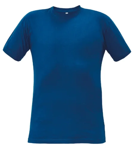 T-shirt Cerva TEESTA, short sleeve, 100% cotton, Paris blue - Size: L