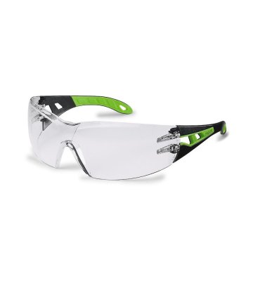 Safety glasses Uvex Pheos, clear, black-green