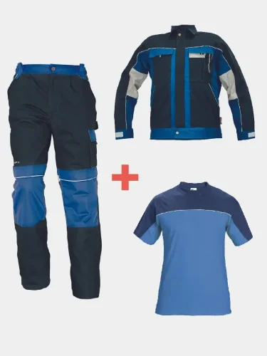 Australian Line Stanmore set trousers + jacket and T-shirt, royal