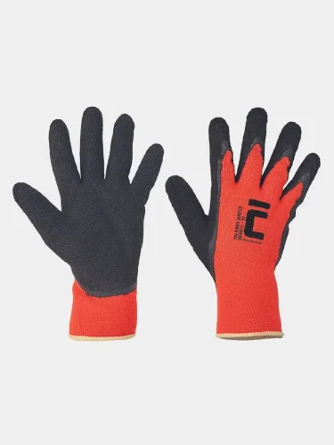 Winter work gloves Cerva PALAWAN WINTER, orange