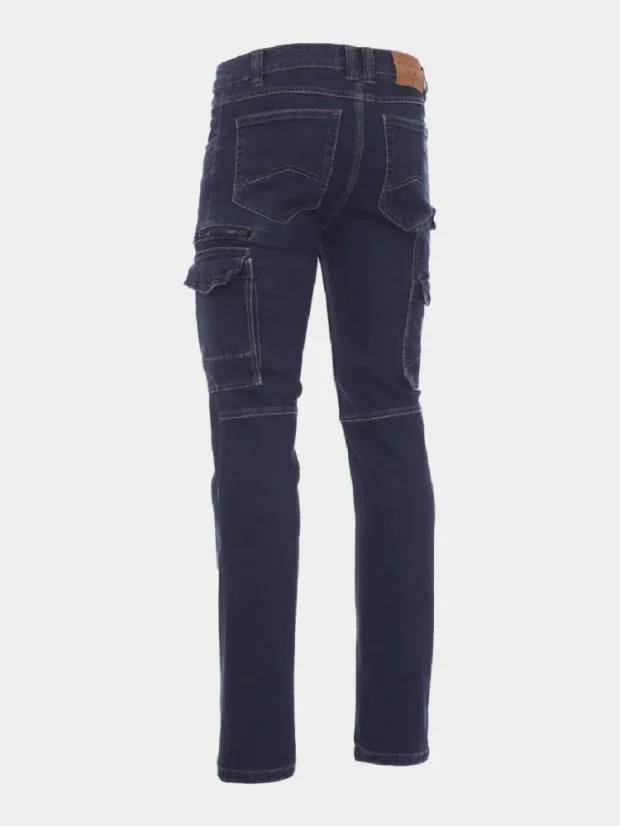 Riflové montérky s elastanom Payper West, denim
