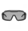 Pracovné okuliare Uvex I-guard, šedé 23%, čierno-limetkové