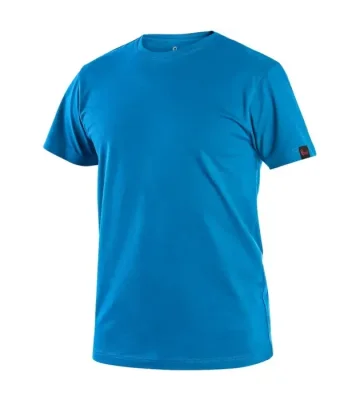 T-shirt CXS NOLAN, short sleeve, azure