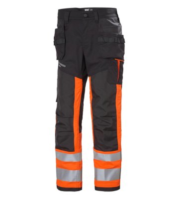 Reflective work trousers Helly Hansen Alna 2.0, Construction, cl. 1, orange