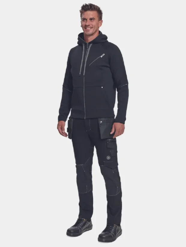 Arbeits-Sweatshirt Cerva Neurum, schwarz