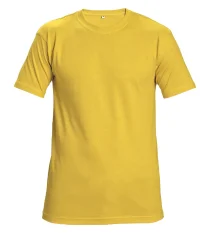 Tričko Cerva TEESTA, krátky rukáv, 100% bavlna, žlté