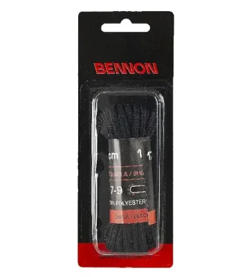 Laces Bennon, black, 170 cm