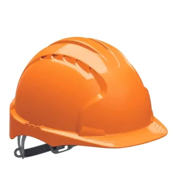 Work helmet JSP EVO 2, sliding strap, non-ventilated, orange