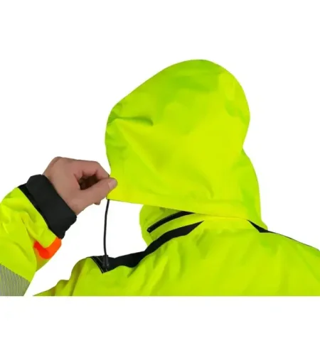 Zimná reflexná pracovná bunda CXS Benson, zateplená, žltá