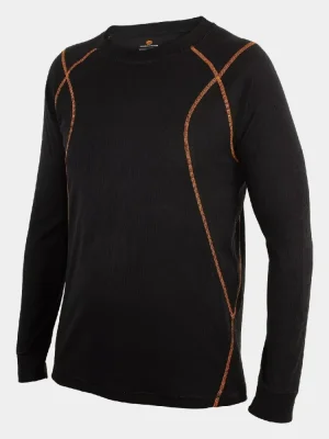 Thermal t-shirt Bennon Artemios, black, long sleeve