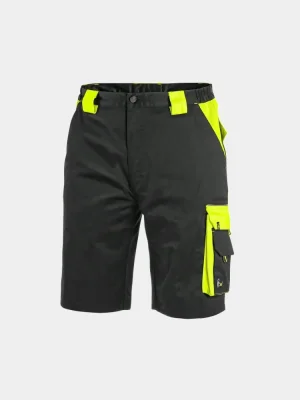 Work shorts CXS Sirius Brighton, black-green