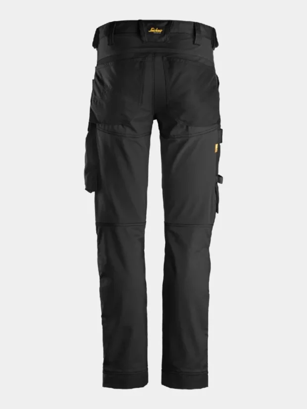 Strečové montérky Snickers AllroundWork Stretch 6341, čierne