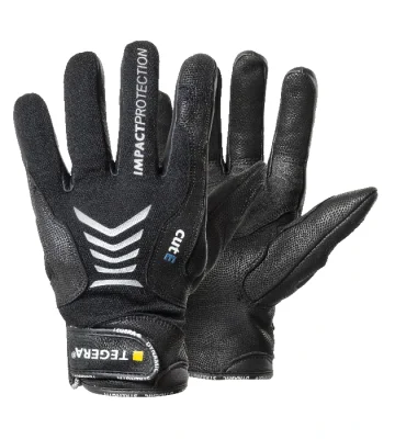 Leather work gloves Tegera Dynamic Strength 7773