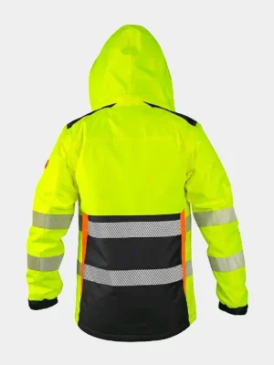Zimní reflexní pracovní bunda CXS Benson, zateplená, žlutá