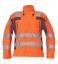 Light reflective work jacket Cerva TICINO, orange