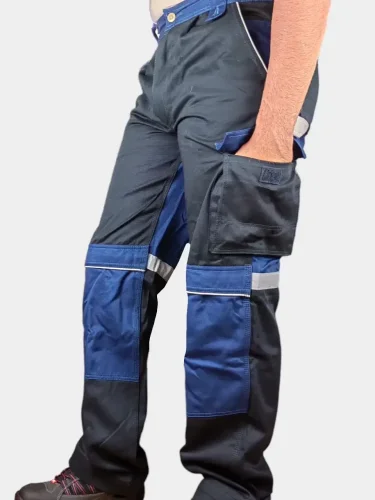 Work trousers Australian Line Stanmore, 100% cotton, royal