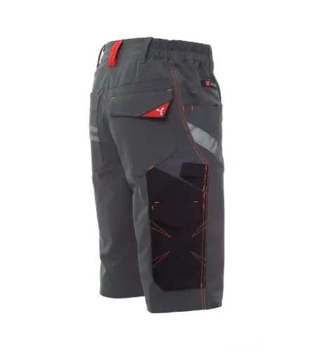 Stretch work shorts Payper Technik Next 4W, smoke