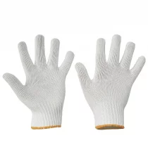 Pletené rukavice Cerva SKUA, nylon, bielené