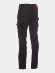 Denim work trousers with elastane Payper West, black
