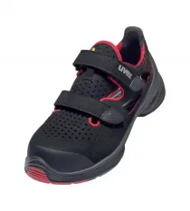 Pracovné sandále Uvex 1 G2, S1 P SRC, čierno-červené