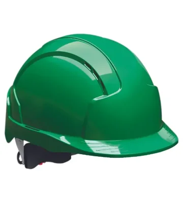 Work helmet JSP EVO Lite, wheel, ventilated, green