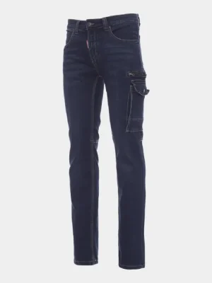 Riflové montérky s elastanom Payper West, denim