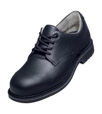 Full-leather safety shoes Uvex 1 Business, S3 SRC, black