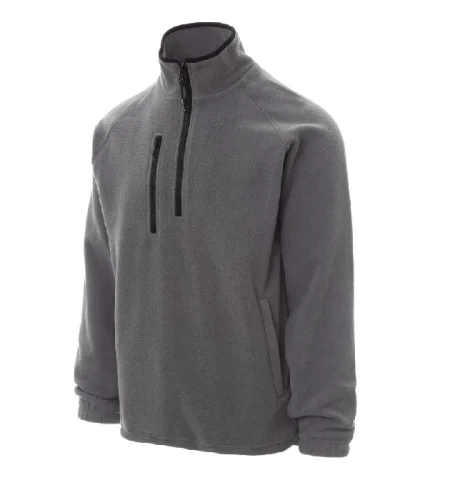 Men's sweatshirt with half zip Payper Dolomiti+, gray