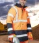 Winter hi-vis coat Ardon REF603, orange-navy